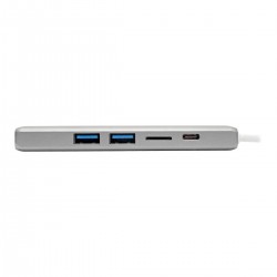 Tripp Lite USB-C Docking Station, 4K @ 30 Hz, HDMI, Thunderbolt 3, PD Charging, Micro SD – Silver