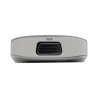Tripp Lite USB-C Docking Station, (x2) HDMI + VGA, Thunderbolt 3, USB-A, PD Charging – 1080p @ 60 Hz, Silver