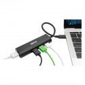 Tripp Lite 4-Port USB 3.1 Hub, 4x USB-A, Thunderbolt—Black