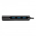 Tripp Lite 4-Port USB 3.1 Hub, 4x USB-A, Thunderbolt—Black