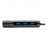 Tripp Lite 4-Port USB 3.1 Hub, 4x USB-A, Thunderbolt—Black