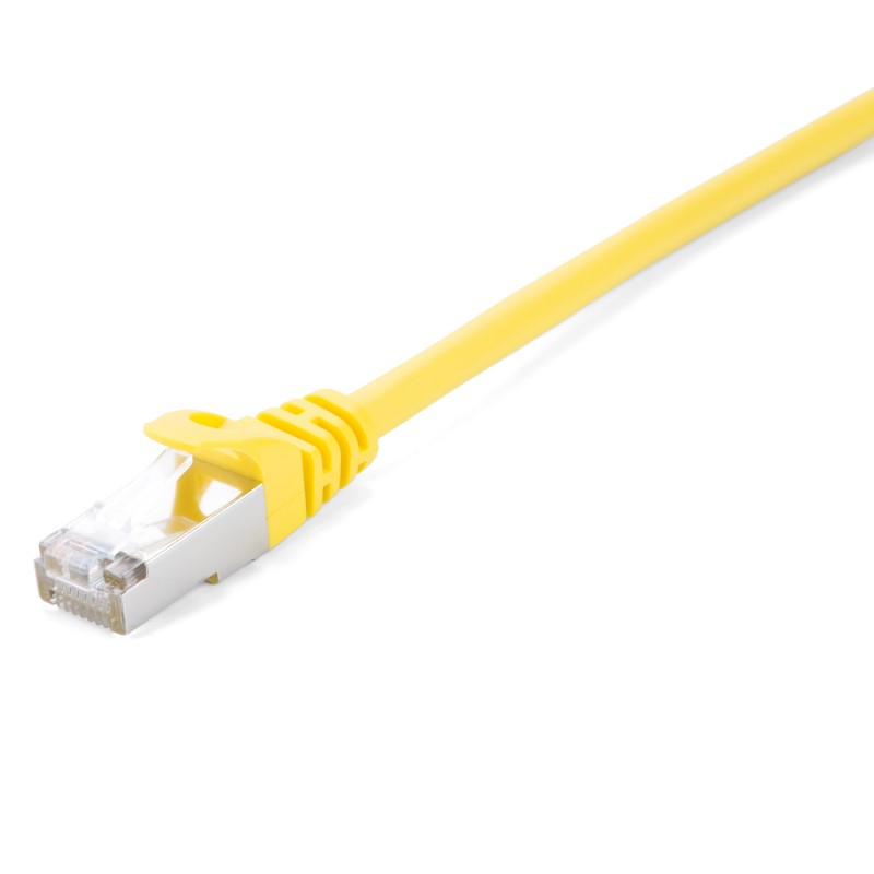 V7 CAT6 Ethernet Shielded STP 01M Yellow