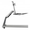 Tripp Lite WorkWise Desk-Mounted Workstation, Single Display