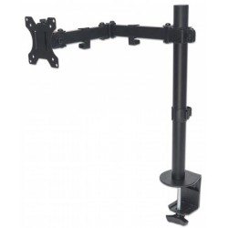 Manhattan 461542 flat panel desk mount 81.3 cm (32") Clamp Black