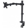 Manhattan 461542 flat panel desk mount 81.3 cm (32") Clamp Black