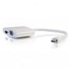 C2G 80936 cable interface/gender adapter Mini DisplayPort HDMI + VGA White