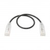 Tripp Lite Cat6 UTP Patch Cable (RJ45) - M/M, Gigabit, Snagless, Molded, Slim, Black, 0.31 m