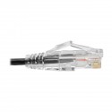 Tripp Lite Cat6 UTP Patch Cable (RJ45) - M/M, Gigabit, Snagless, Molded, Slim, Black, 0.31 m