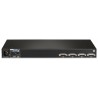 Vertiv Avocent 1x4 KVM switch with USB, push (touch) button switching, keystroke switching, cascade support, internal power supp