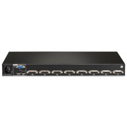 Vertiv Avocent 1x8 KVM switch with USB, w/OSD, push (touch) button switching, keystroke switching, cascade support, internal pow