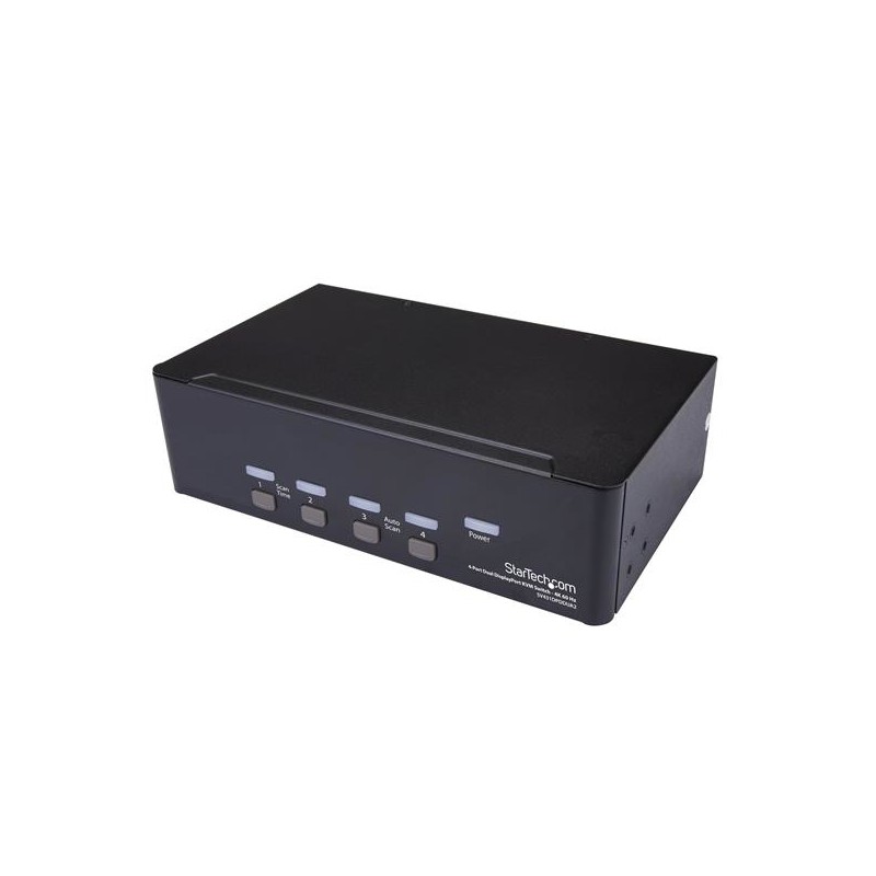 StarTech.com 4-Port Dual DisplayPort KVM Switch - 4K 60Hz