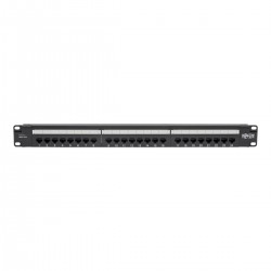 Tripp Lite Cat5e 24-Port Patch Panel - PoE+ Compliant, 110/Krone, 568A/B, RJ45 Ethernet, 1U Rack-Mount