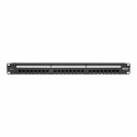 Tripp Lite Cat5e 24-Port Patch Panel - PoE+ Compliant, 110/Krone, 568A/B, RJ45 Ethernet, 1U Rack-Mount