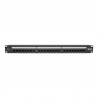 Tripp Lite Cat5e 24-Port Patch Panel - PoE+ Compliant, 110/Krone, 568A/B, RJ45 Ethernet, 1U Rack-Mount