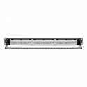 Tripp Lite Cat5e 24-Port Patch Panel - PoE+ Compliant, 110/Krone, 568A/B, RJ45 Ethernet, 1U Rack-Mount