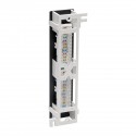 Tripp Lite Cat6 Wall-Mount 12-Port Patch Panel - PoE+ Compliant, 110/Krone, 568A/B, RJ45 Ethernet