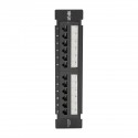 Tripp Lite Cat6 Wall-Mount 12-Port Patch Panel - PoE+ Compliant, 110/Krone, 568A/B, RJ45 Ethernet