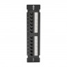 Tripp Lite Cat6 Wall-Mount 12-Port Patch Panel - PoE+ Compliant, 110/Krone, 568A/B, RJ45 Ethernet