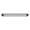 Tripp Lite Cat6 24-Port Patch Panel - PoE+ Compliant, 110/Krone, 568A/B, RJ45 Ethernet, 1U Rack-Mount