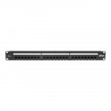 Tripp Lite Cat6 24-Port Patch Panel - PoE+ Compliant, 110/Krone, 568A/B, RJ45 Ethernet, 1U Rack-Mount