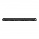 Tripp Lite Cat6 24-Port Patch Panel - PoE+ Compliant, 110/Krone, 568A/B, RJ45 Ethernet, 1U Rack-Mount