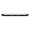 Tripp Lite Cat6 24-Port Patch Panel - PoE+ Compliant, 110/Krone, 568A/B, RJ45 Ethernet, 1U Rack-Mount