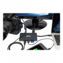Tripp Lite USB-C Laptop Docking Station - HDMI, VGA, GbE, 4K @ 30 Hz, Thunderbolt 3, USB-A, USB-C, PD Charging 3.0, Black