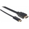Manhattan 152235 cable interface/gender adapter USB-C HDMI Black