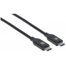Manhattan 355247 USB cable 2 m USB C Male Black