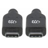 Manhattan 355247 USB cable 2 m USB C Male Black