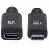Manhattan 355230 USB cable 0.5 m USB C Male Female Black