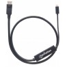Manhattan 152471 cable interface/gender adapter USB-C DisplayPort Black