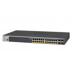 Netgear GS728TPP Managed L2/L3/L4 Gigabit Ethernet (10/100/1000) Black 1U Power over Ethernet (PoE)