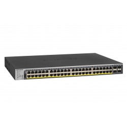 Netgear GS752TPP Managed L2/L3/L4 Gigabit Ethernet (10/100/1000) Black 1U Power over Ethernet (PoE)