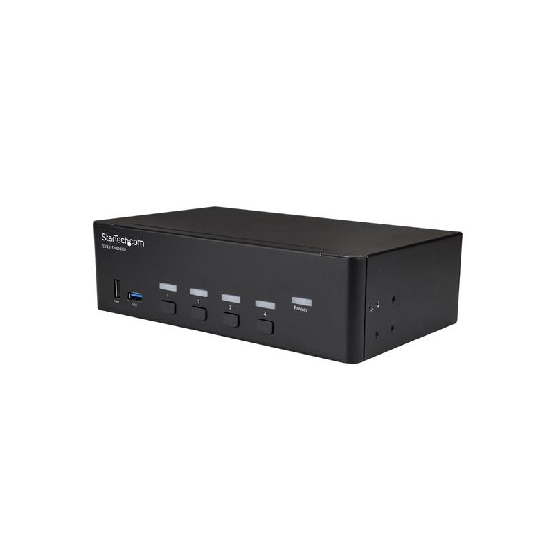 StarTech.com 4 Port HDMI KVM Switch - 4K 30Hz - Dual Display