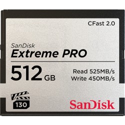 Sandisk Extreme Pro 512GB memory card CFast 2.0