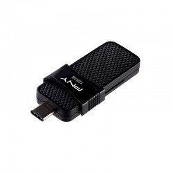 PNY P-FD128OTGSLTC-GE USB flash drive 128 GB 3.1 (3.1 Gen 1) USB Type-A connector USB Type-C connector Black