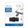 PNY P-FD128OTGSLTC-GE USB flash drive 128 GB 3.1 (3.1 Gen 1) USB Type-A connector USB Type-C connector Black