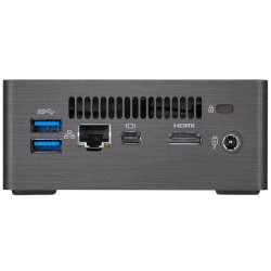 Gigabyte GB-BLPD-5005 PC/workstation barebone BGA 1090 1.50 GHz J5005 Black