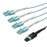 StarTech.com MPO/MPO to LC Breakout Cable - Plenum-Rated - OM3, 40Gb - Push/Pull-Tab - 1 m (3 ft.) | StarTech.com Fibre Cables