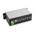 StarTech.com 7-Port Industrial USB Hub - USB 2.0 - 15kV ESD Protection
