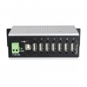 StarTech.com 7-Port Industrial USB Hub - USB 2.0 - 15kV ESD Protection