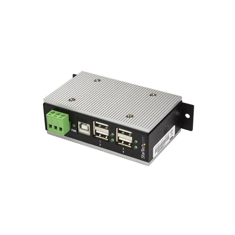 StarTech.com 4-Port Industrial USB Hub - USB 2.0 - 15kV ESD Protection