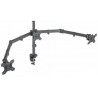 Manhattan 461658 flat panel desk mount 68.6 cm (27") Clamp Black