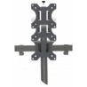 Manhattan 461658 flat panel desk mount 68.6 cm (27") Clamp Black