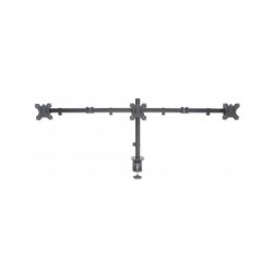 Manhattan 461658 flat panel desk mount 68.6 cm (27") Clamp Black