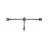Manhattan 461658 flat panel desk mount 68.6 cm (27") Clamp Black
