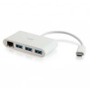C2G 82409 interface hub USB 3.0 (3.1 Gen 1) Type-C 5000 Mbit/s White