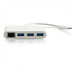 C2G 82409 interface hub USB 3.0 (3.1 Gen 1) Type-C 5000 Mbit/s White