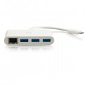C2G 82409 interface hub USB 3.0 (3.1 Gen 1) Type-C 5000 Mbit/s White